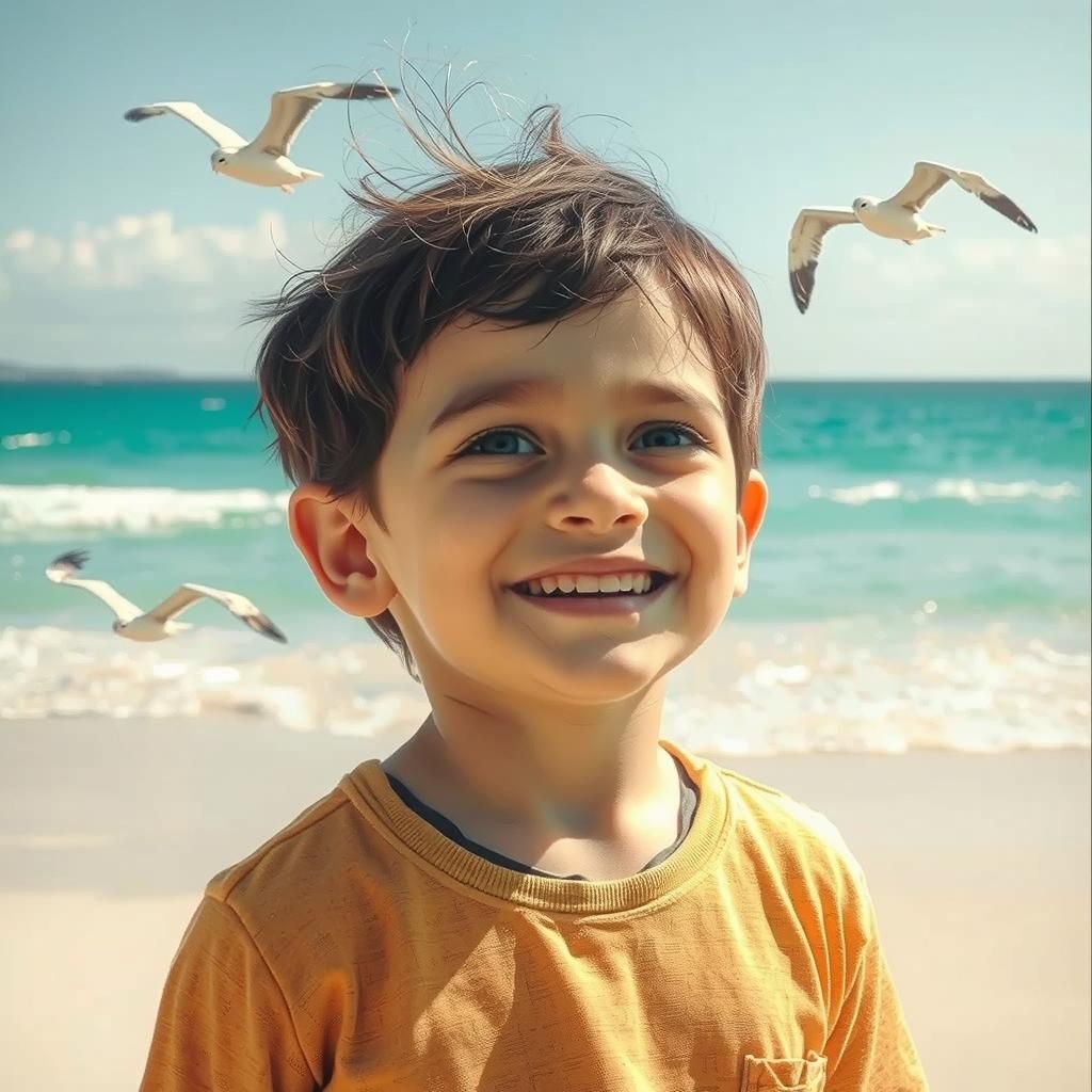 Magnificent Joyful Scene with Watermarked Background