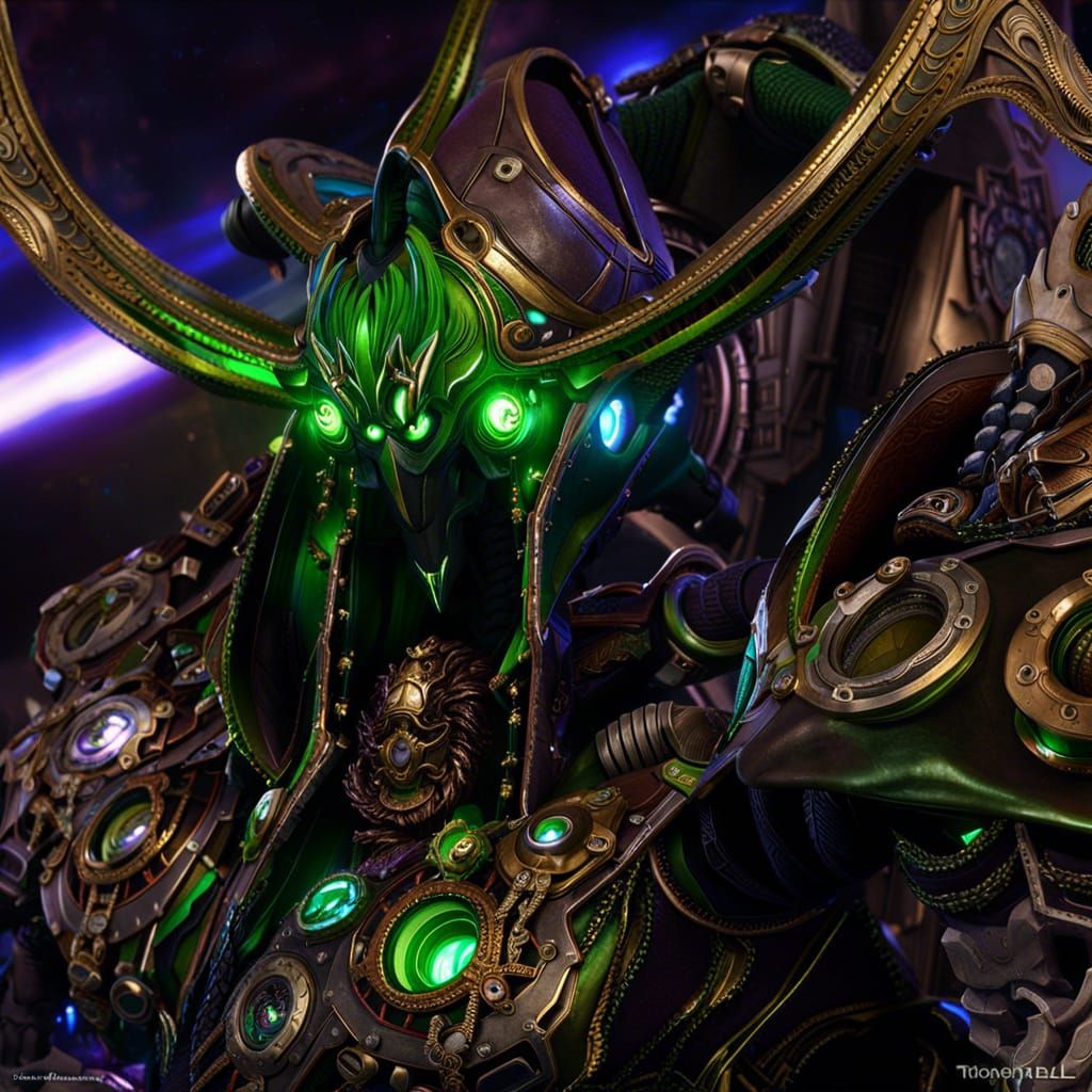 Zeratul from StarCraft 2 is steampunk
