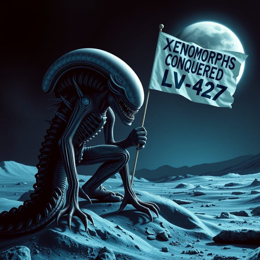 Xenomorph Conquest on the Moon