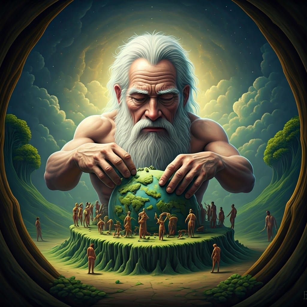 Mystical World Born from Cosmic Clay