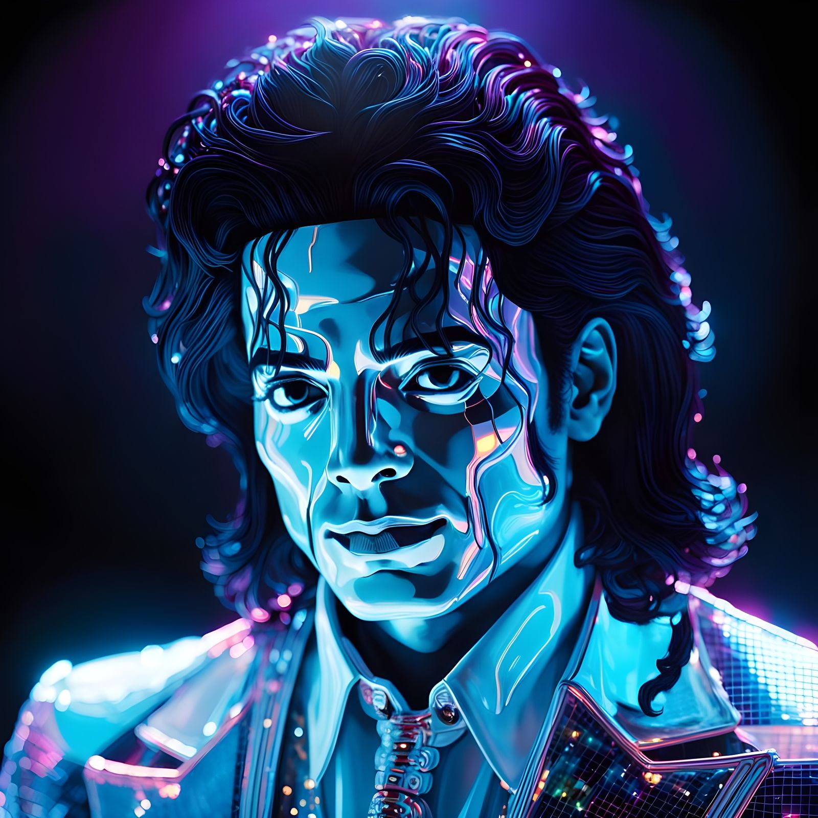 Spectral Hologram of the King of Pop