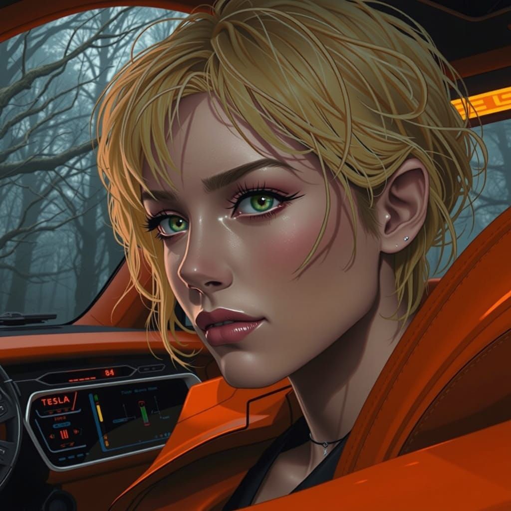 The air crackled with tension as human and beast stared each...