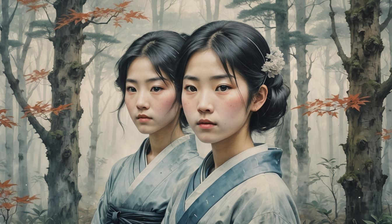 Aiko's Ghostly Encounter in a Japanese Forest