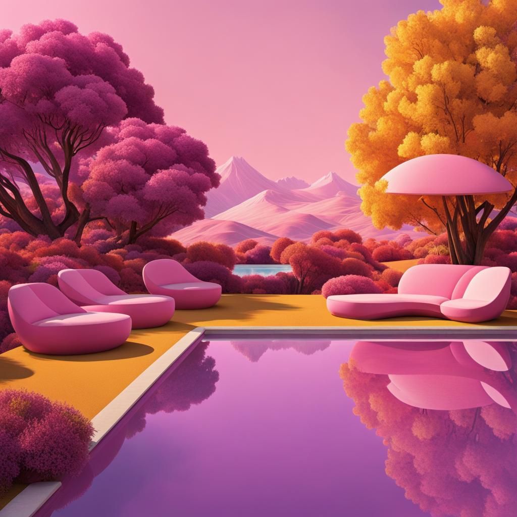 Utopian Friendship Party on a Pastel Planet