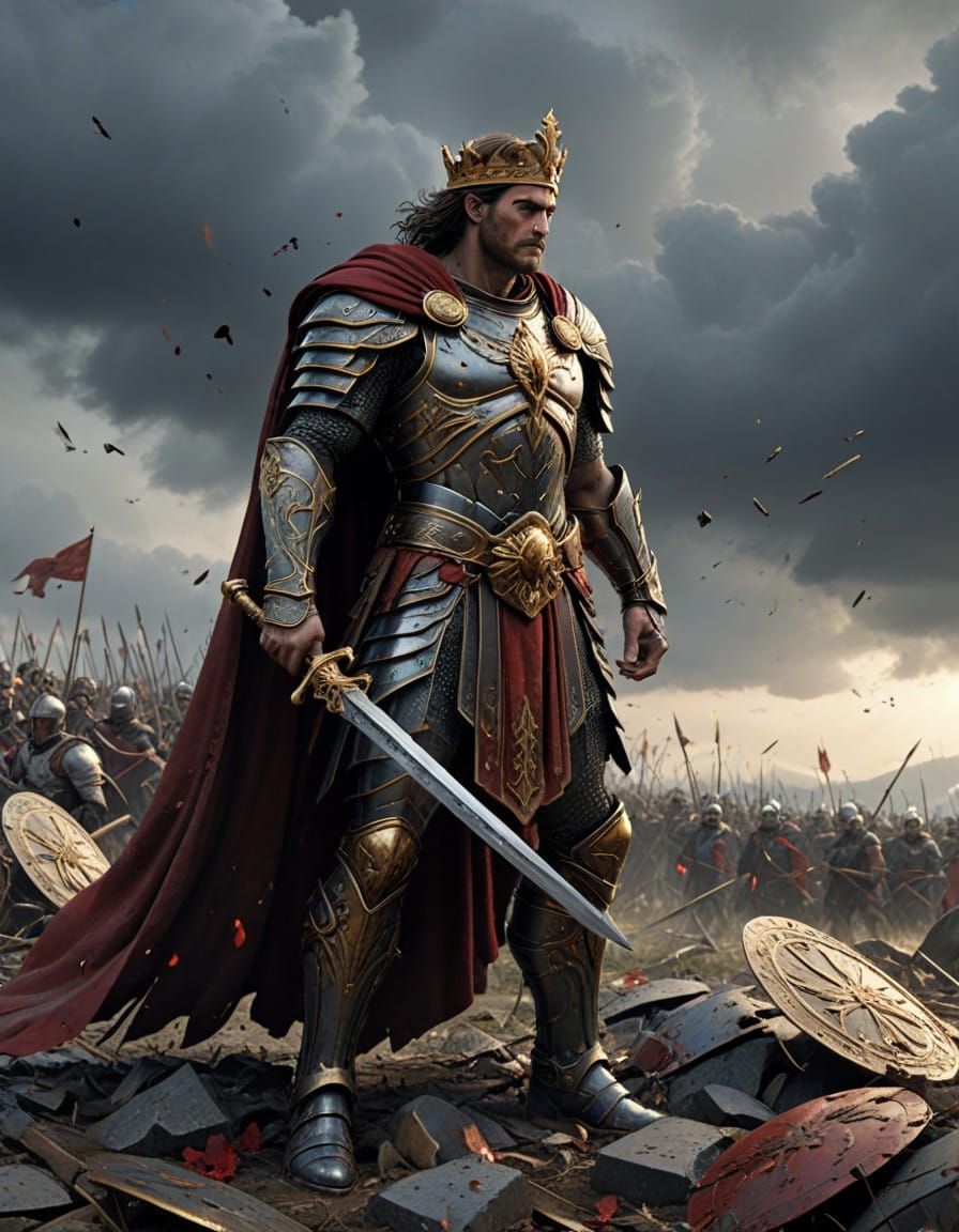 16th Century Greek King Negotiates Amidst Bloody Battlefield...