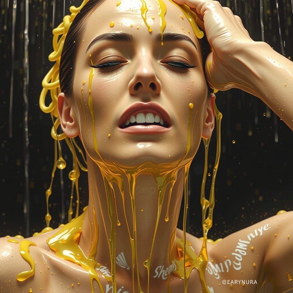 A Woman Under a Golden Shower