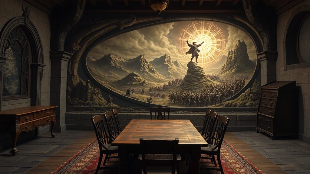 Dark Fantasy Dungeons and Dragons World Setting in Johan Ege...