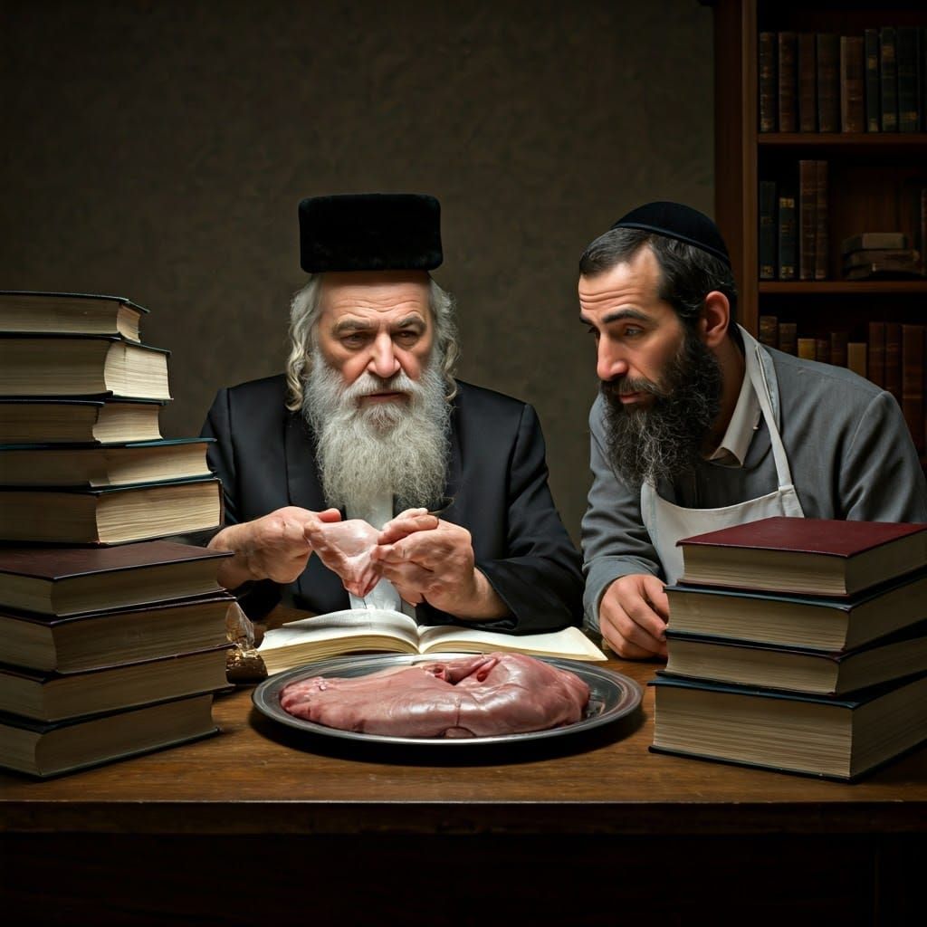 Venerable Rabbi Examines Halakhic Texts in 18th-Century Stud...