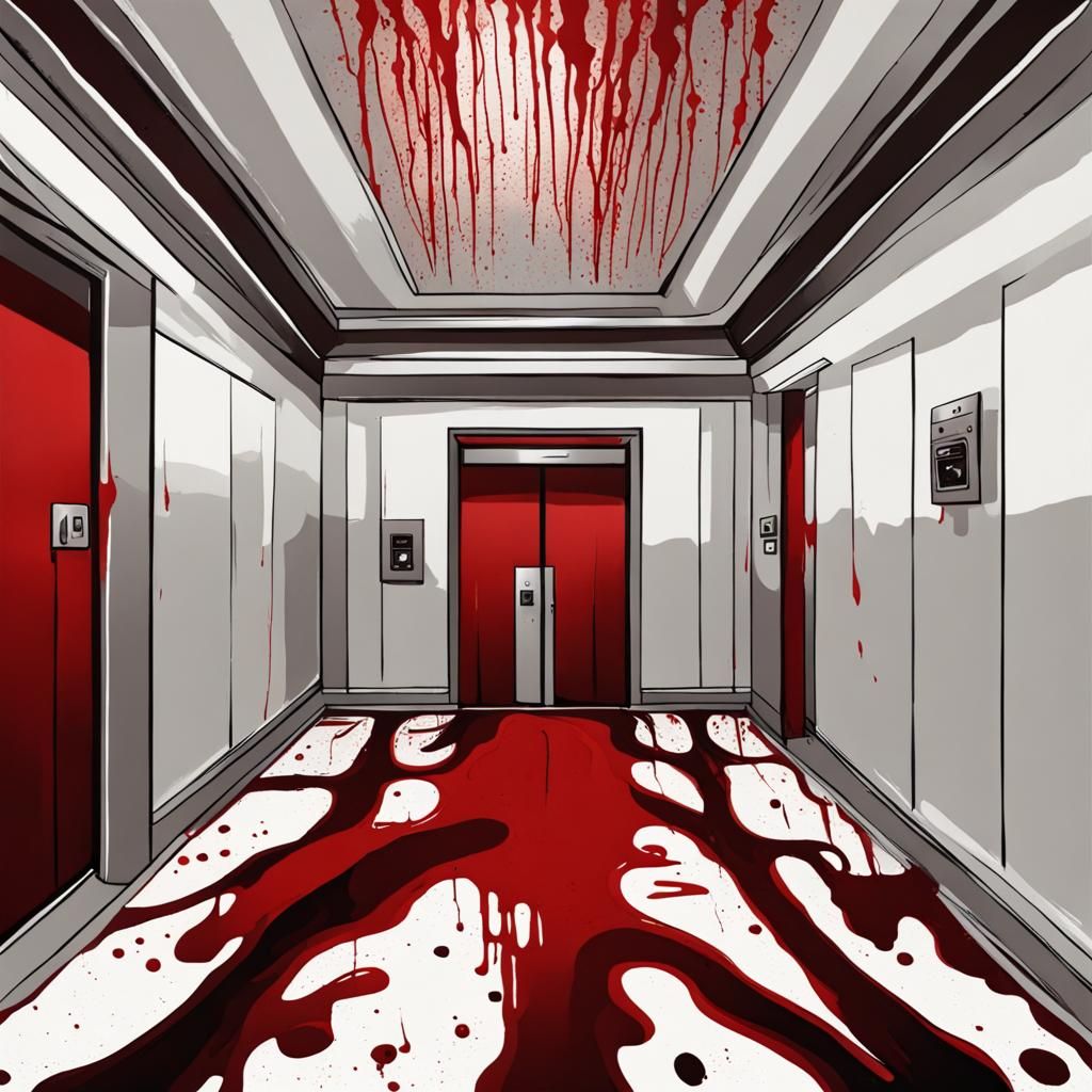 Abstract Bloodbath: The Shining Elevator