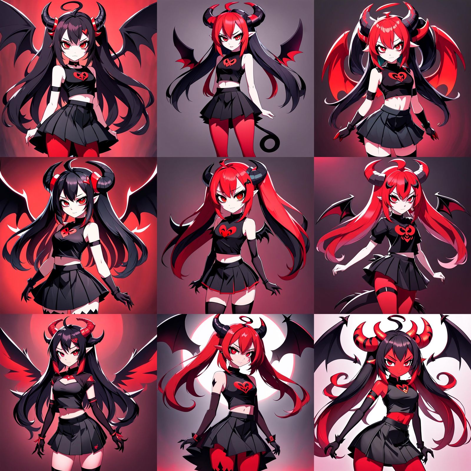 Hazbin Hotel Inspired Demon Character Illustration