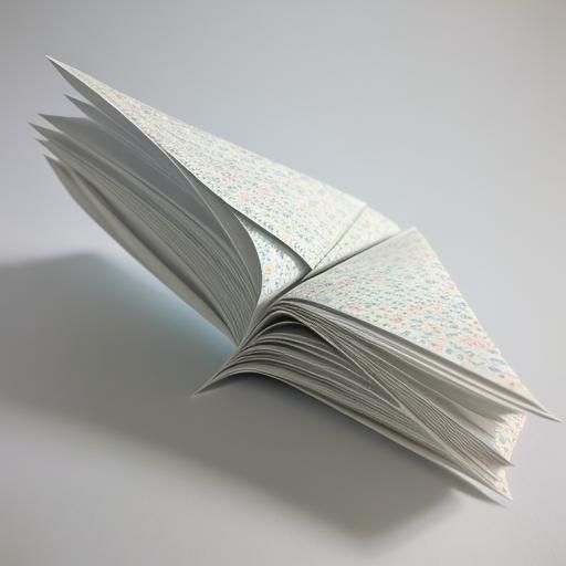 Intricate Origami Paper Horse in Soft Focus