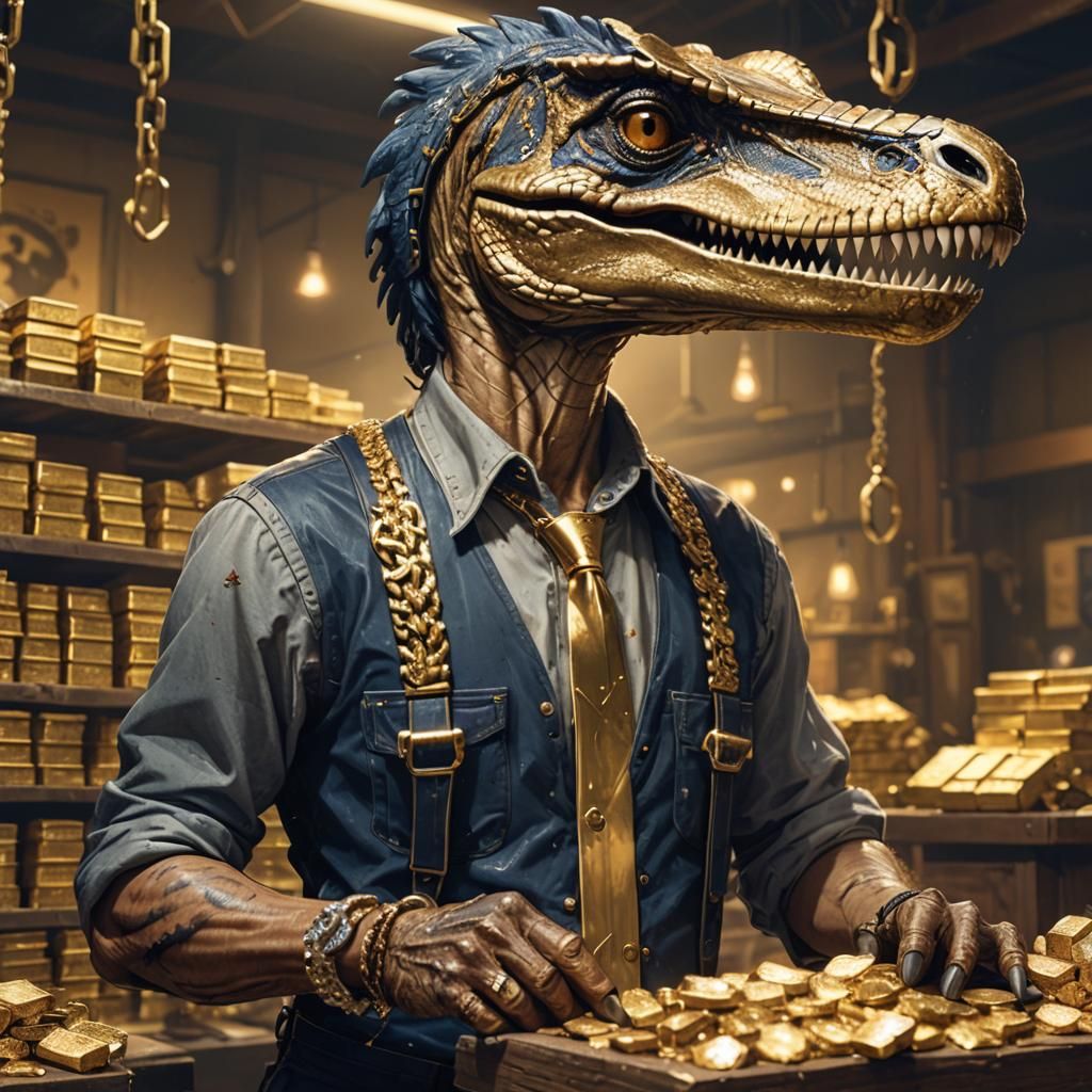 farmer hillbilly velociraptor gangsta