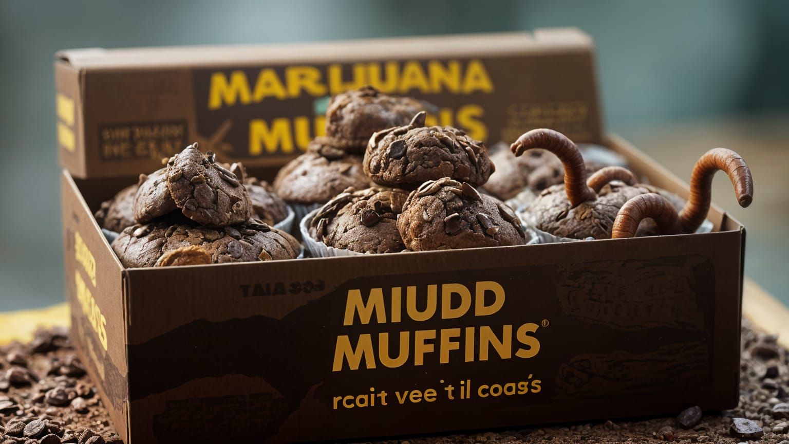 Funny Marijuana Mudd Muffin Advertisement