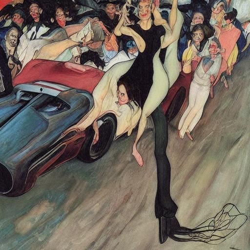 Vampire Supercar Evokes Serebriakova and Schiele in One Drea...