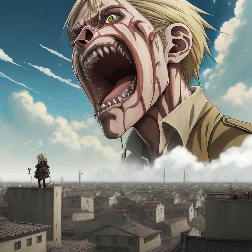 Attack on Titan Anime Key Visual Art