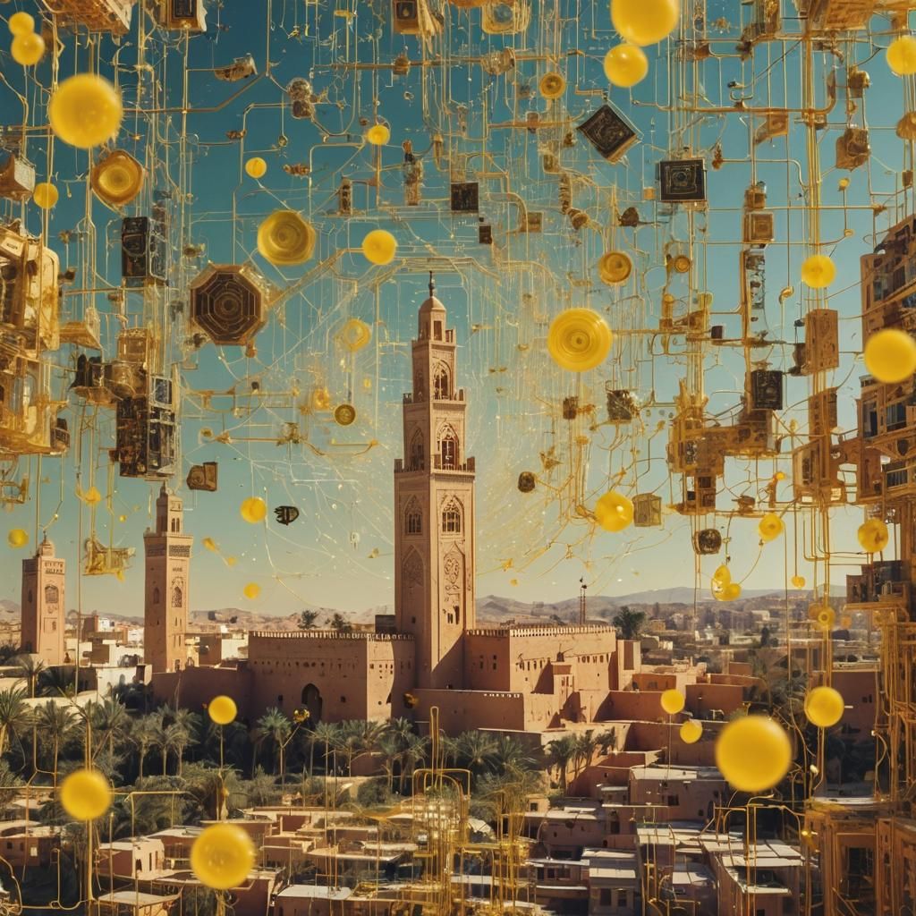 Quantum Morocco: Dreamy Multiple Exposure Landmarks