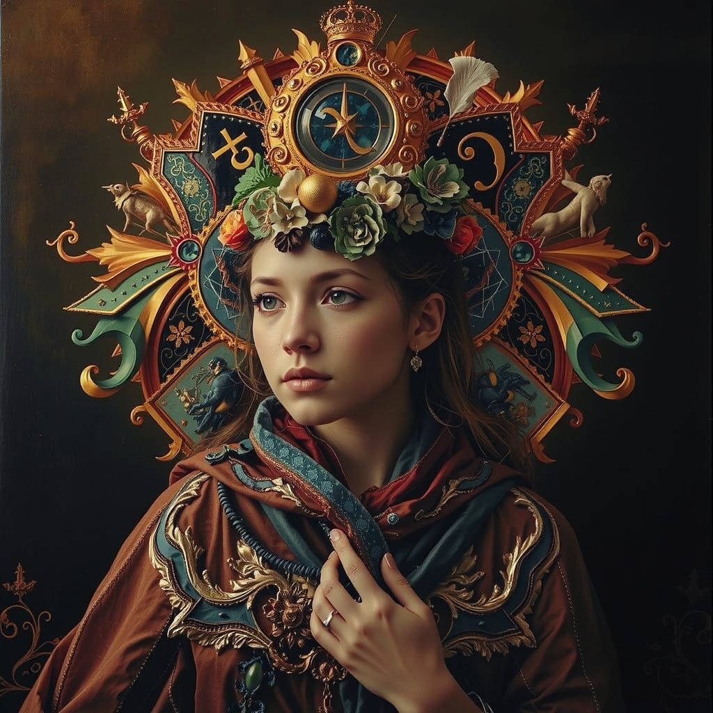 Masterpiece Painting Embodies Beauty and Truth in Vibrant Co...