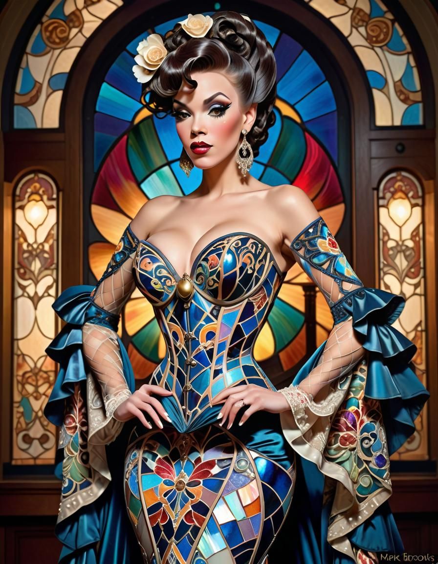 Drag inspired by Gone With The wind, v3