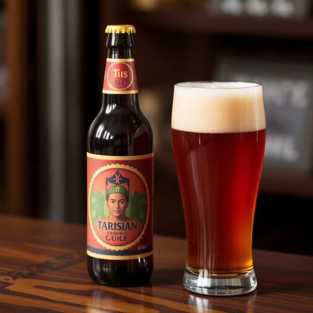 Tarisian Ale in a Cyberpunk Aesthetic