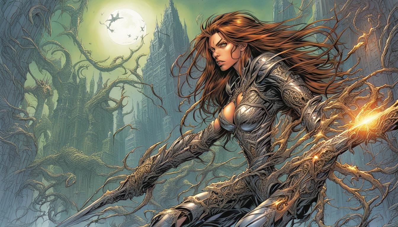 Witchblade Comic Book Art