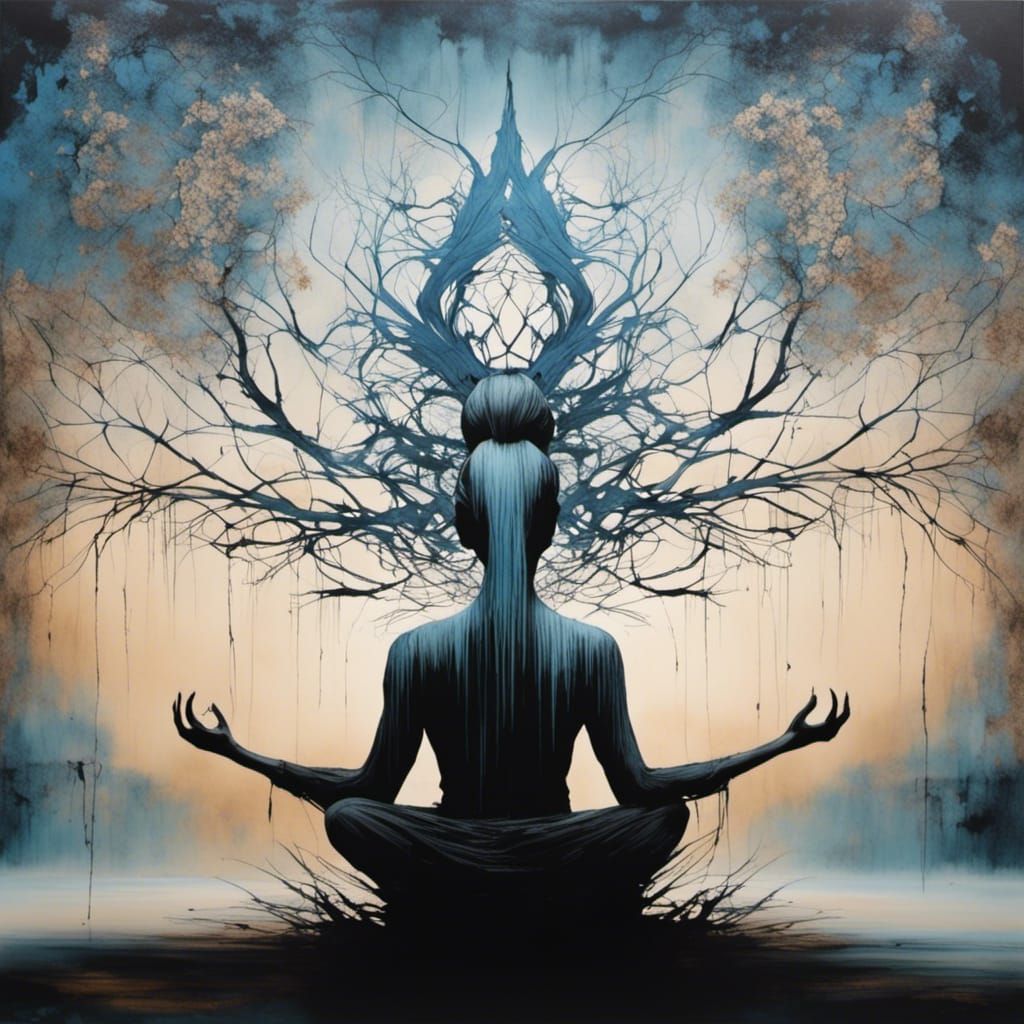 Namaste in Wood-Grain Style