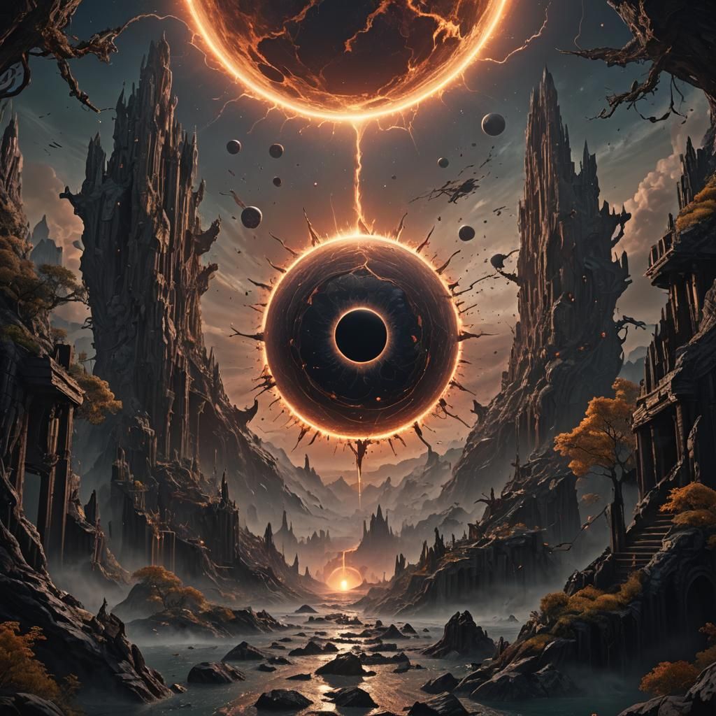 Parallel Universe: Beginning of Time Under Black Sun