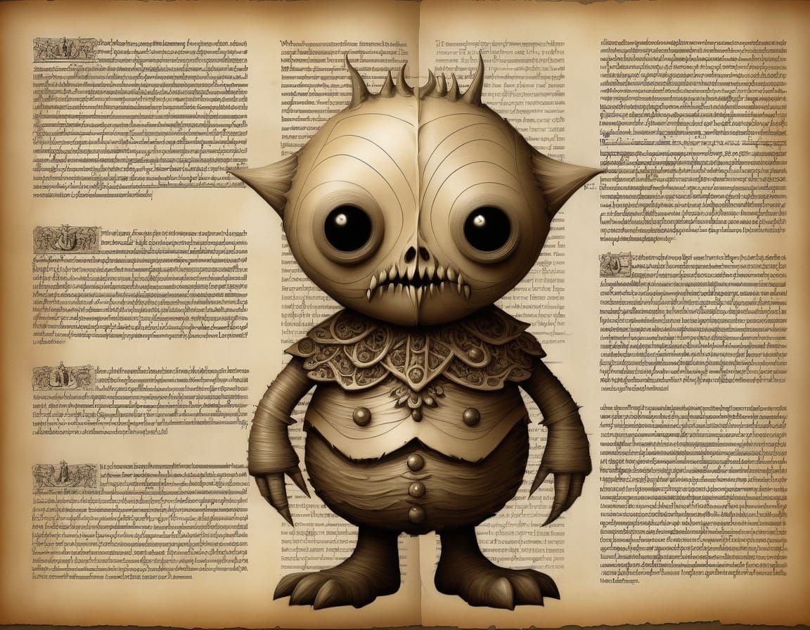 Endless Anthropomorphic Minutiae Sinister Parchment Craft