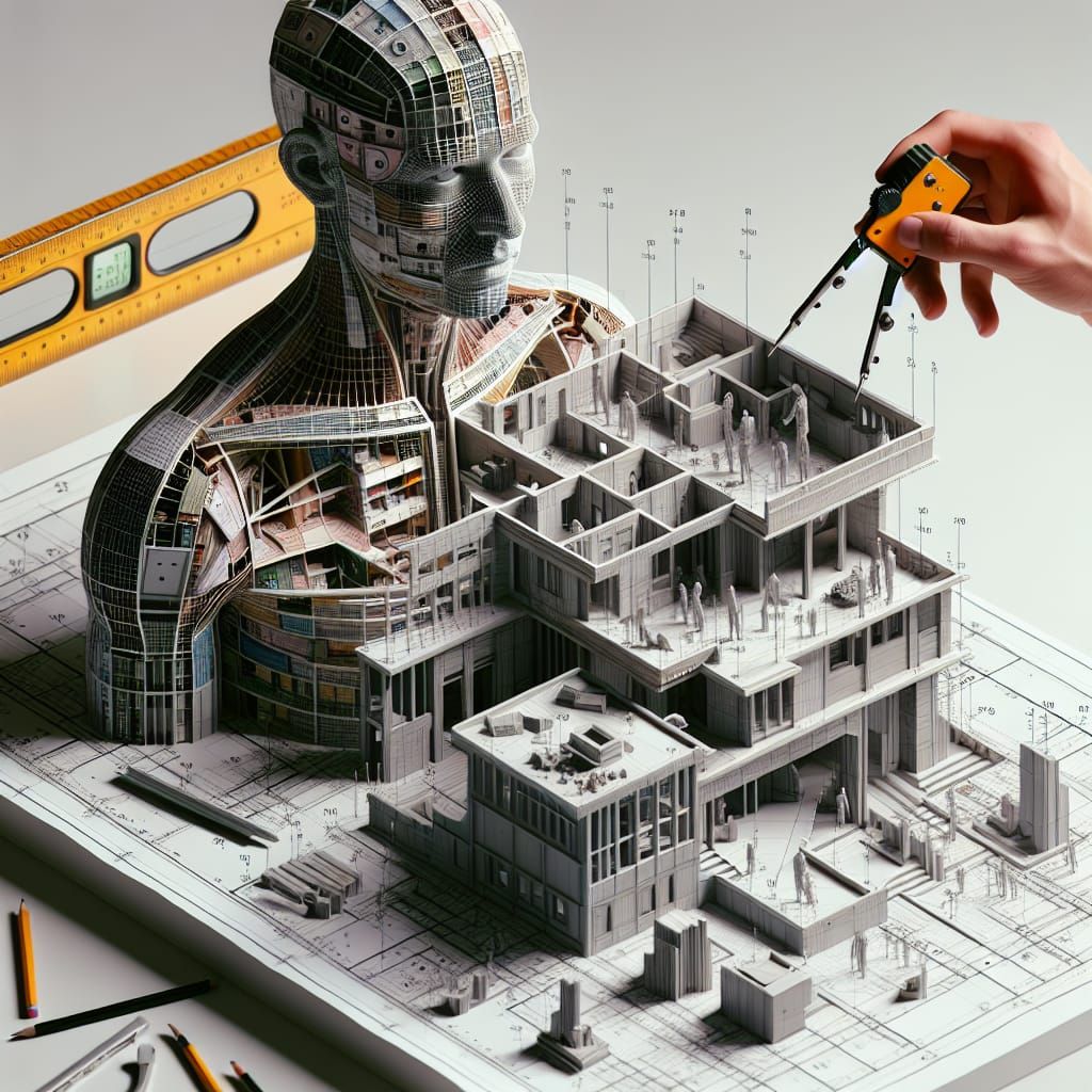 Anthropomorphic Architectural Model of an Architect