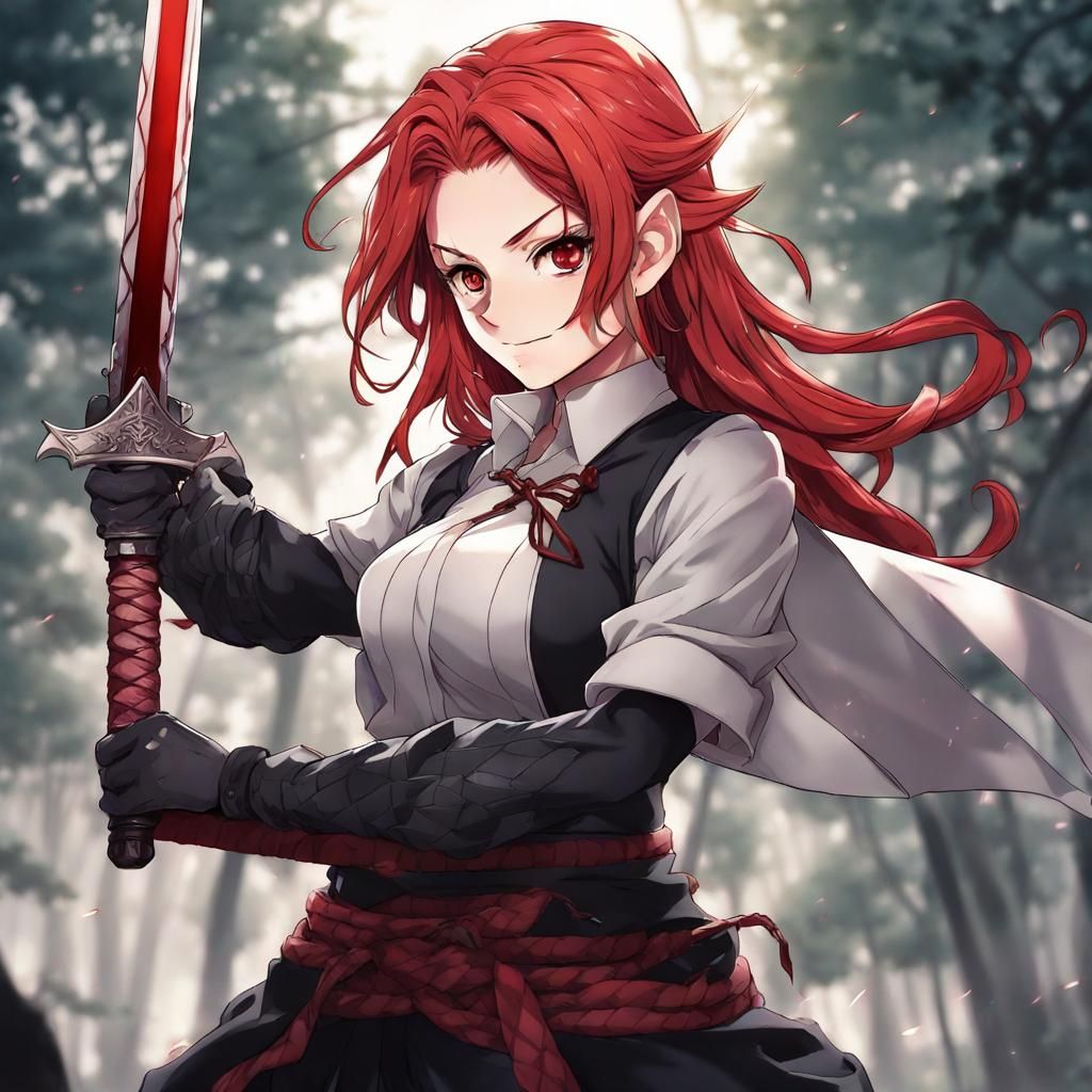 Anime Demon Slayer with Sword