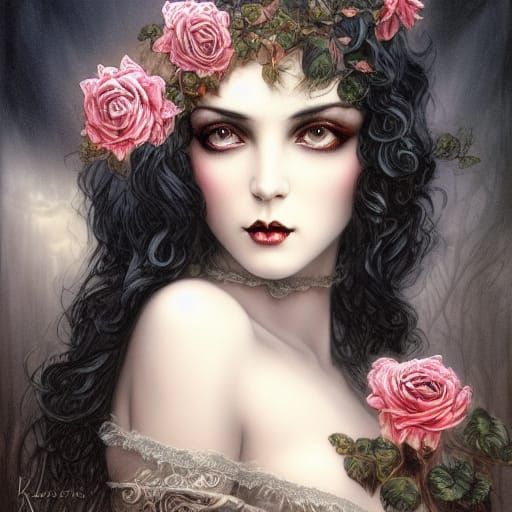 victorian gothic flowers