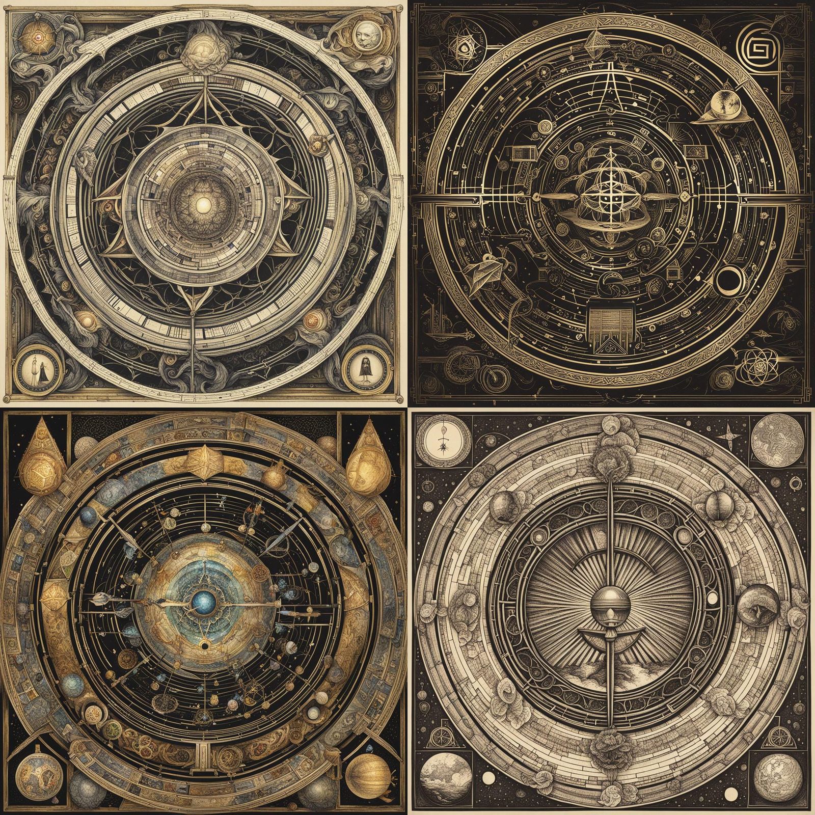 Abstract Esoteric Geometric Symbolism