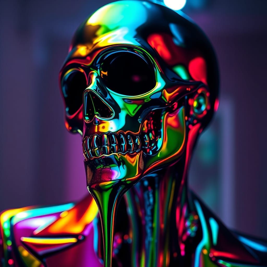 Chrome skull