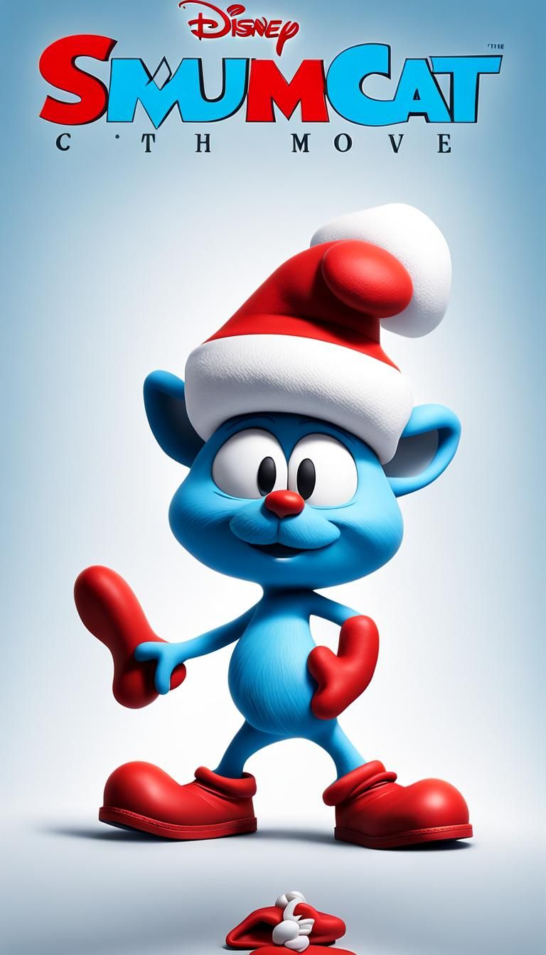 Smurf Cat the Movie: Disney-Style 3D Art