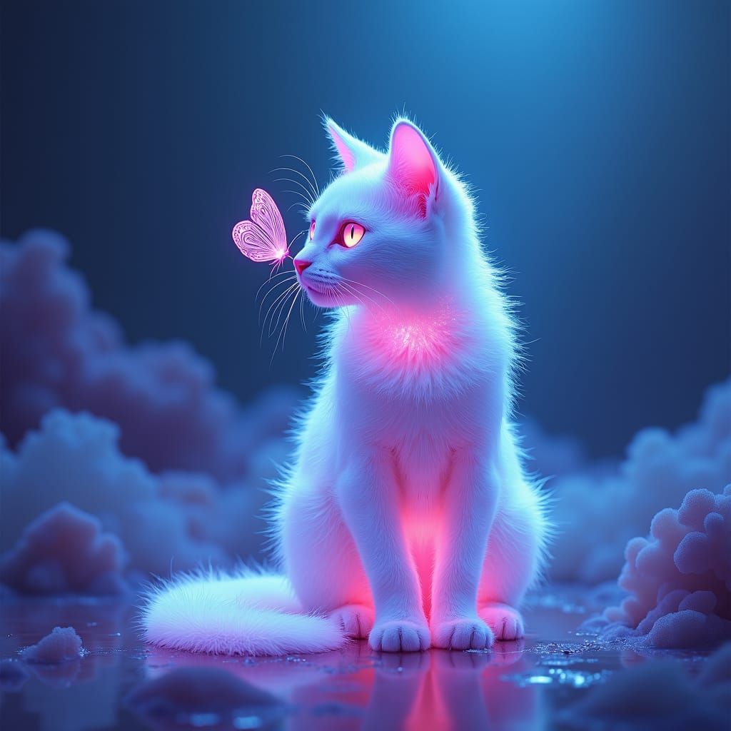 Neon Cat