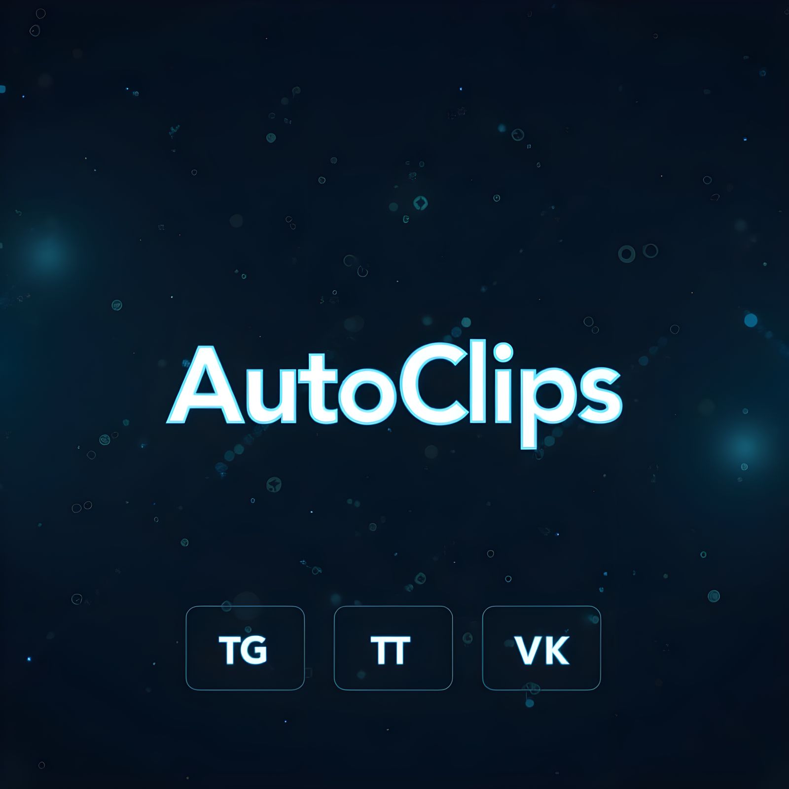 HD IT Background with Autoclips Text and VK Symbols