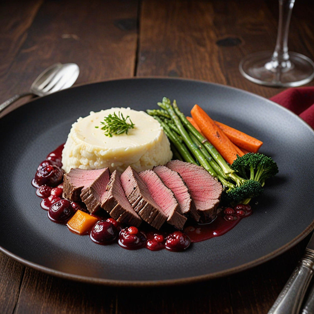 Savory Venison Still Life in Warm, Rich Tones