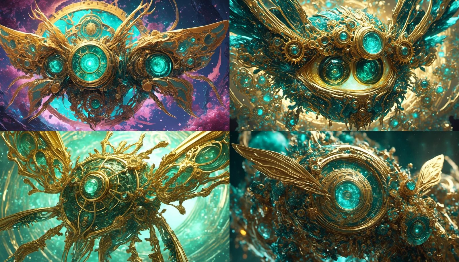 Clockwork Hornet with Intricate Gears