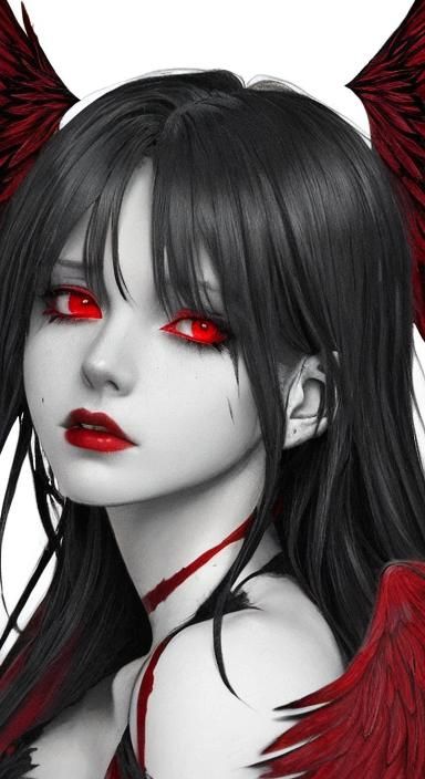 Fallen Angel, fallen from grace, Angel failed, detailed ange...