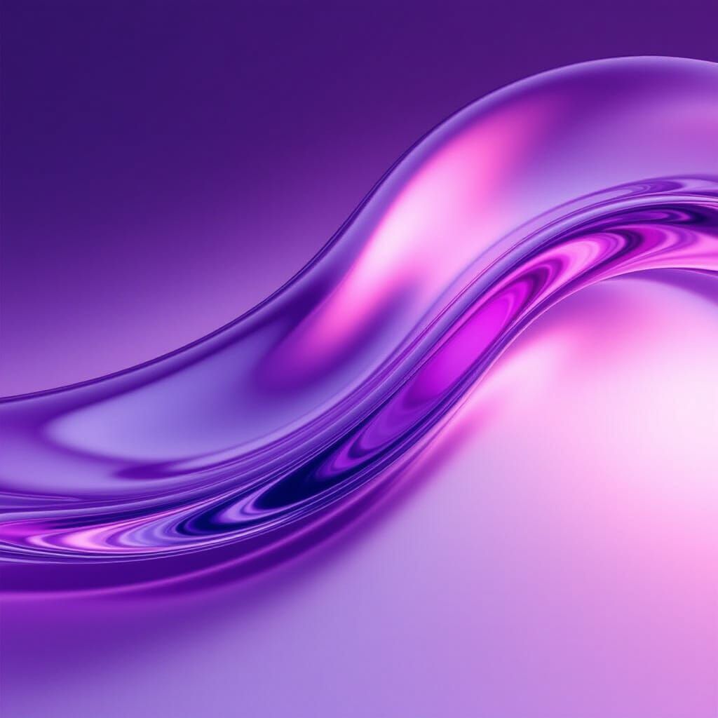 Liquid Glass Gradient in Purple and Pink with Swirls