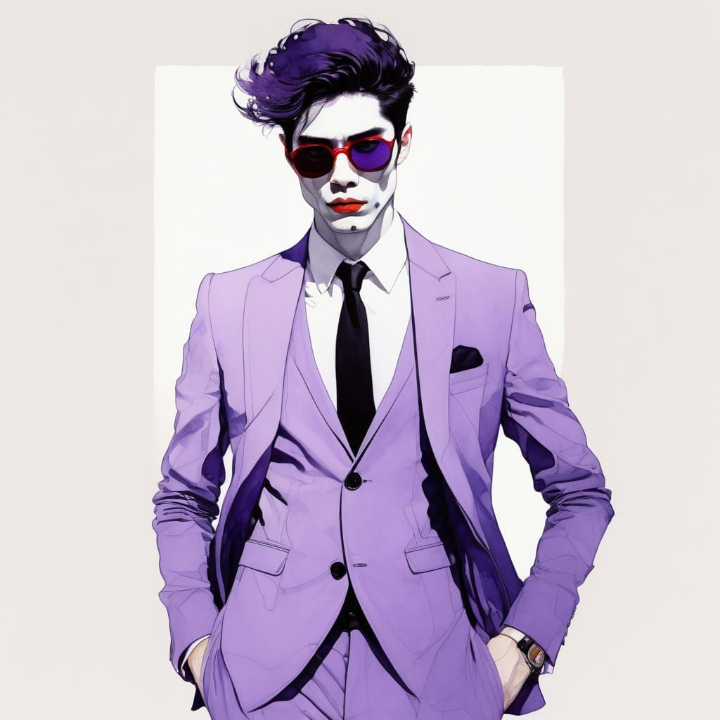 Vampire Model in New York, Illustration