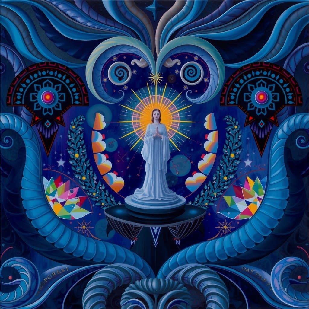 Masterpiece Painting of Beauty and Truth