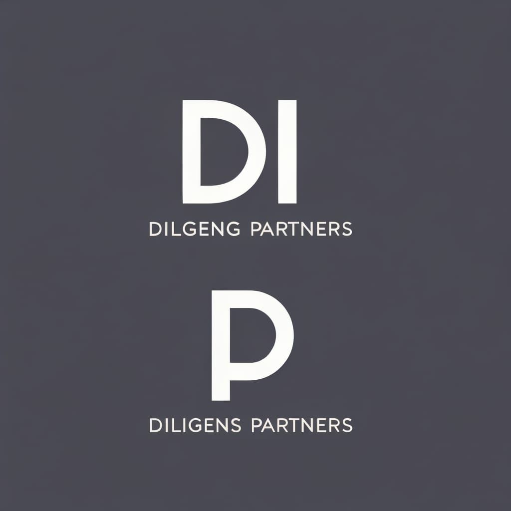 Minimalist D & P Logo for Diligence Partners