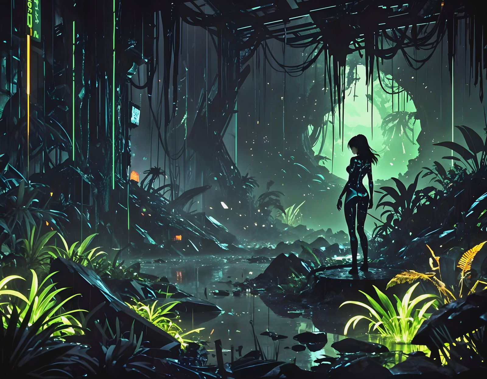 Hyperpop Apocalypse in a Futuristic Wasteland