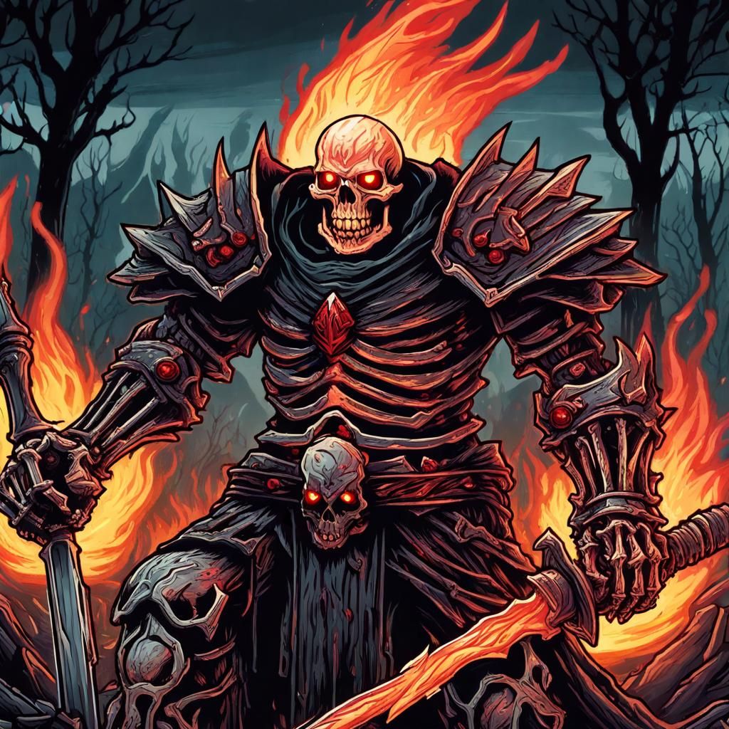 Skeleton warrior
