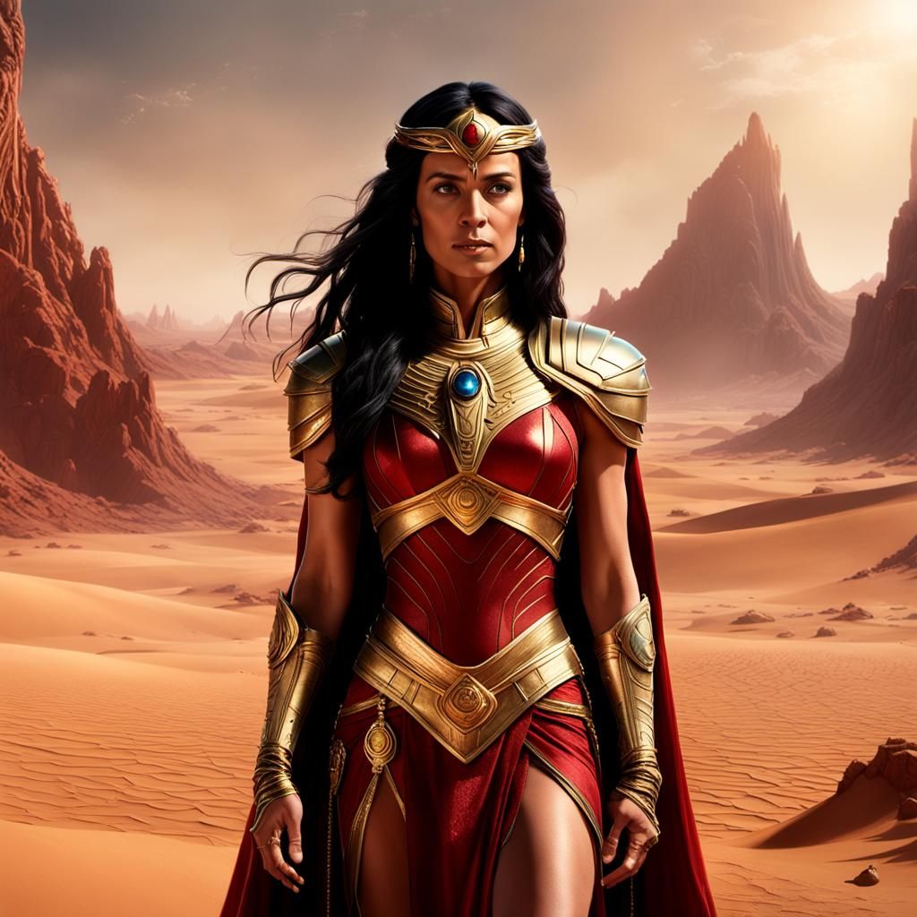 Dejah Thoris, Princess of Mars, in Regal Armor