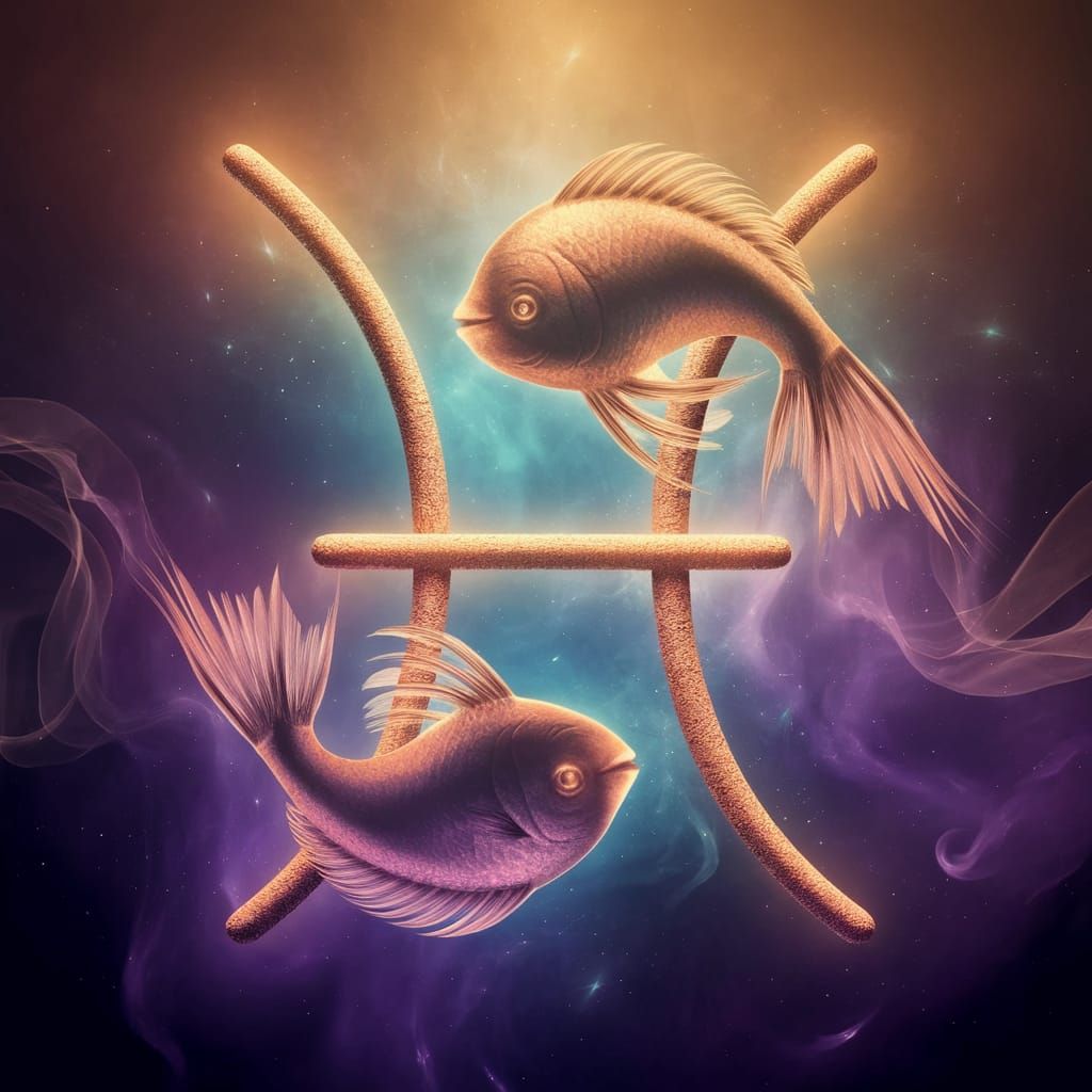 Ethereal Fish in Cosmic Waters