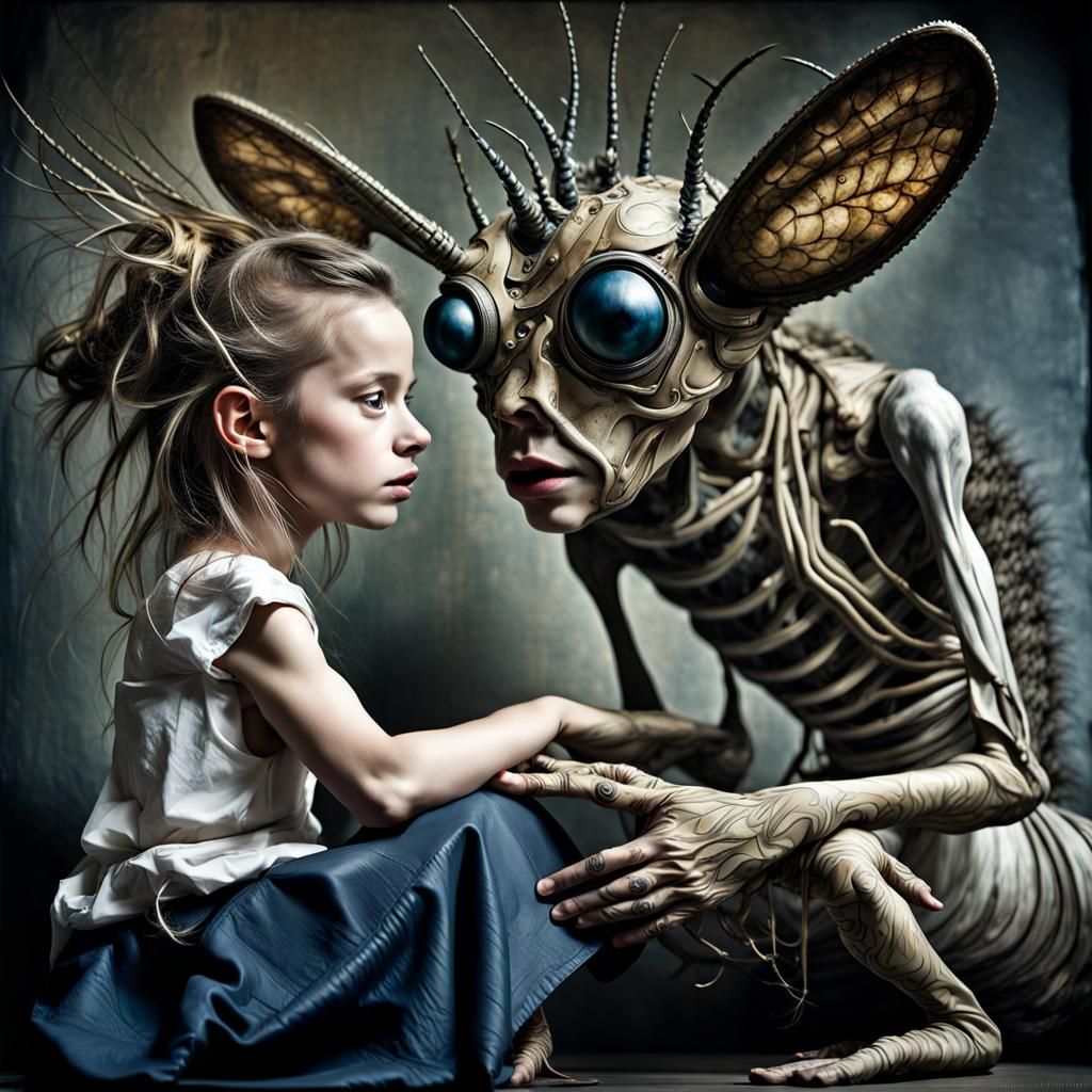 Exotic Surrealism: Bizarre Creatures in Luxury Home