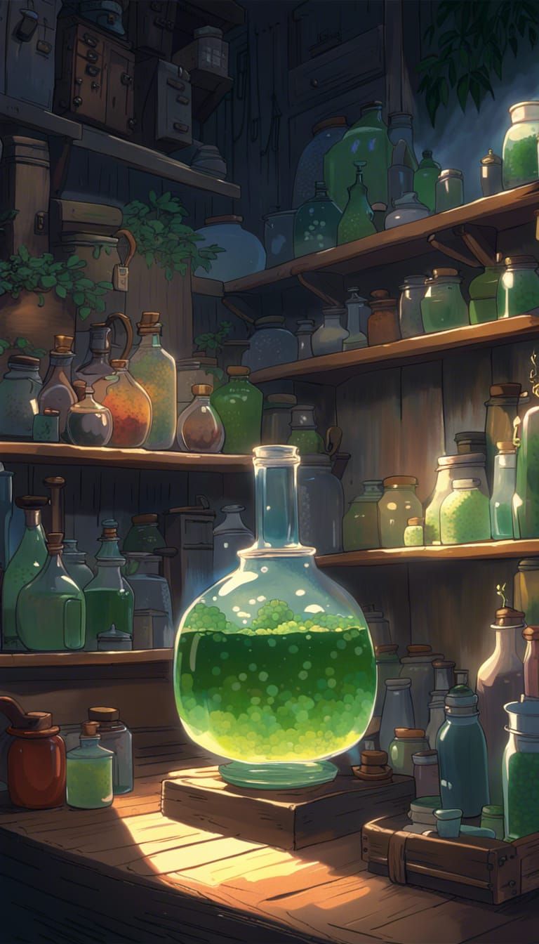 Magic Potion in Fridge, Anime Key Visual