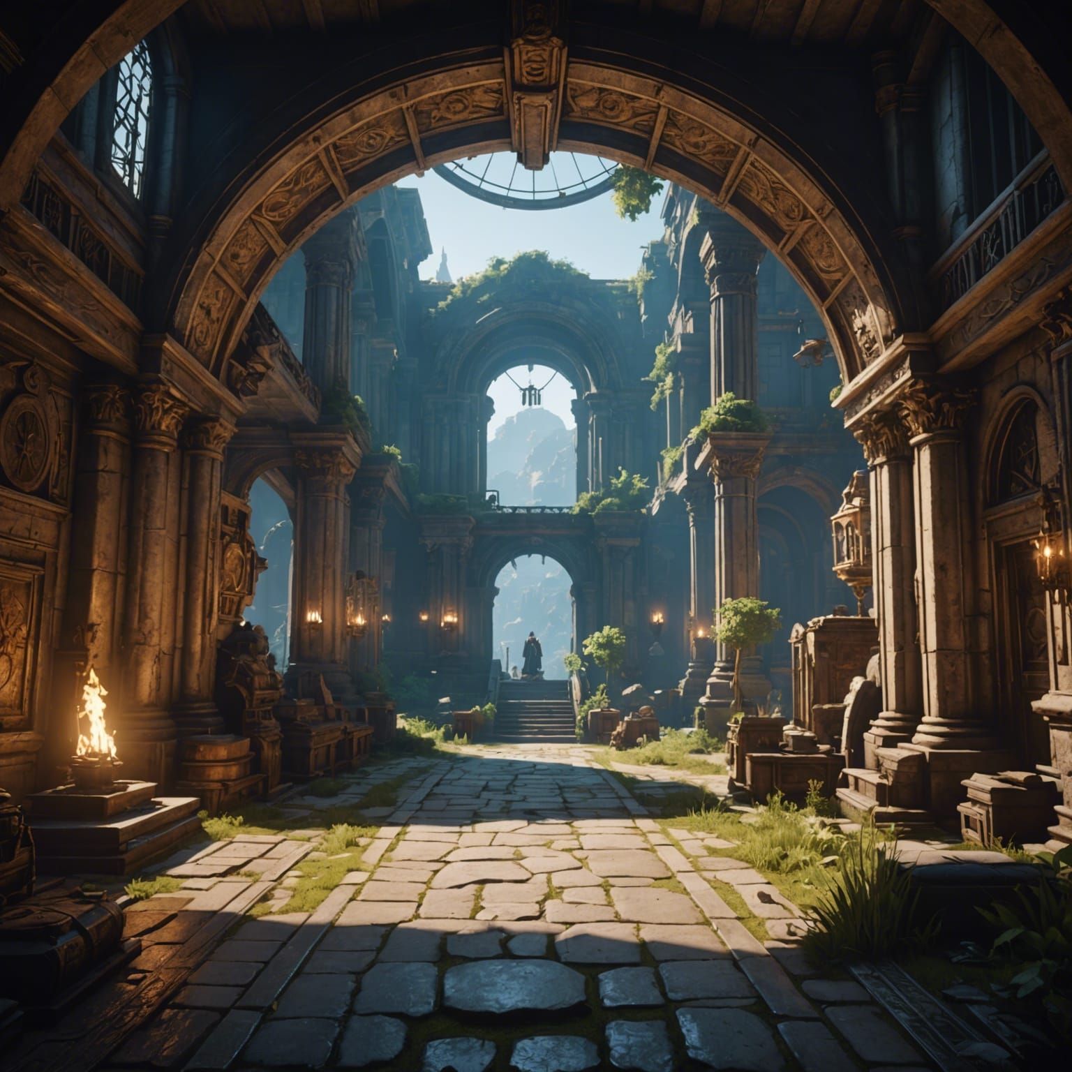 Epic 3D Game Cinematic Render in 8K