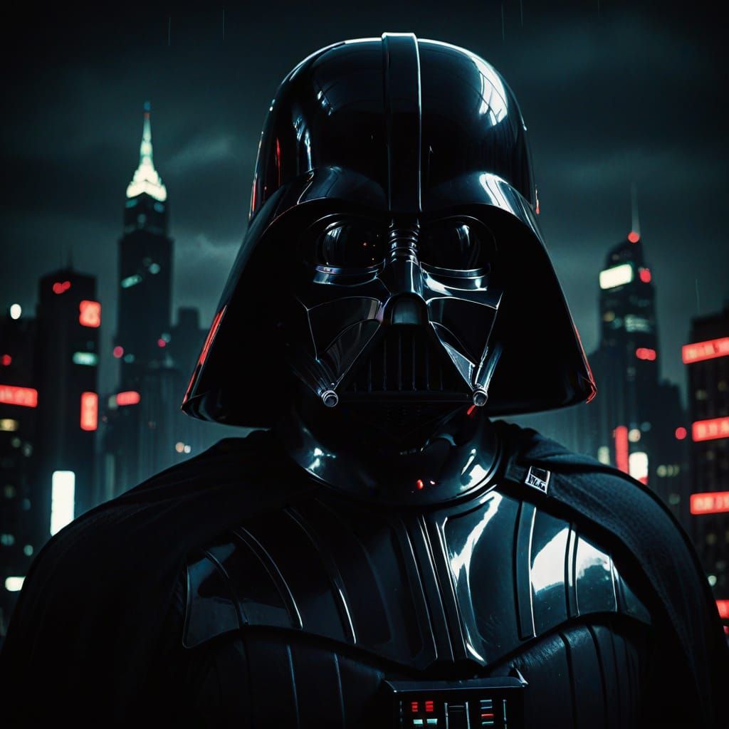 Dark Lord in Moody Nighttime Setting